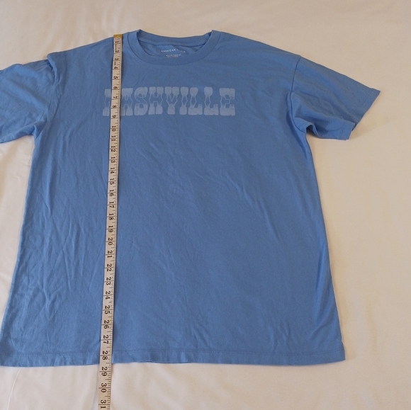 American Eagle Men's Blue Nashville T-Shirt Size XS - Picture 6 of 6